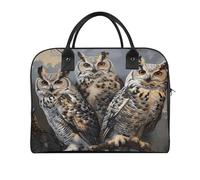 Owl Birds Tote Bags Travel Duffel Bag Shoulder Handbag with Detachable Shoulder Strap Weekender Overnight Carry On Bag Fashion Tote Top Handle Satchel