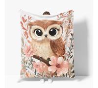 Owl Blanket Cute Animal Fleece Throw Blanket Super Soft Warm Cozy Fuzzy Plush Owl Blanket Gifts for Men Women Girls Boys Kids Teens Room Decor 40"X50"