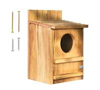 Owl Box 14.5 X 9 Inch Waterproof Wildlife Habitat with Bird Perch