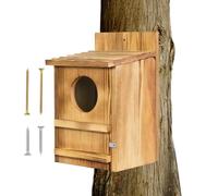 Owl Box 36.8x22.8cm Waterproof Shelter with Bird Perch
