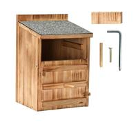 Owl Box Wooden Nesting Shelter for Backyard