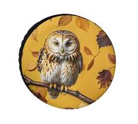 Owl Branch 32" Oxford Tire Cover Replacement Tire Cover Travel Accessories Waterproof Dustproof for RV Jeep SUV Camper