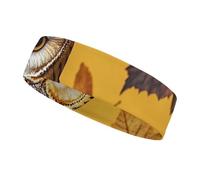 Owl Branch Headbands for Women & Men Sports Headband, Fits All Head Sizes, Ultra Absorbent & Non-Slip Sweatband for Running, Yoga, Gym