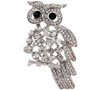 Owl Brooches for Women UK Crystal Brooch - Vintage Rhinestone Animal Lapel Pin Badges Corsage Diamond Pins Jewelry Corsage Wedding Evening Party Elegant Jewelry UC3210