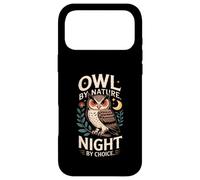 Owl By Nature Night By Choice Owl Nocturnal Nature Case for iPhone 17 Pro Max