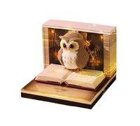 Owl Calendar - 3D Time Piece Calendar | Tear Away Art Card Carving | Creative Desk Organizer, Christmas Thanksgiving Gift for Home, Access