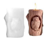 Owl Candle Mould - Reusable Craft Tool | Owls Animal Design Candle Mould, for Concrete Plaster Clay Epoxy Resin Soap Chocolate Adults Family Children