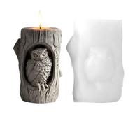 Owl Candle Silicone Mold, Realistic Non-Stick Design,-Shaped Candles, DIY Craft Accessory, Molds Tool for Concrete Clay Epoxy Resin, Candle Mold for Adults Family Children