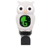 Owl Cartoon Clip On Tuner - 440Hz Silicone LCD Halftone Guitar Tuner | Cute Owl Digital Instrument Tunr For Guitar Bass Ukulele Violin Accurate Pitch Accessory
