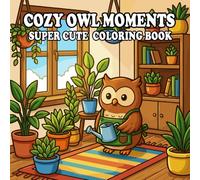 Owl Coloring Book: Cute & Cozy Owls for Kids and Adults