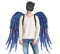 Owl Costume, Owl Costume Mask & Wing Set, PU Foam Halloween Costumes Unisex One Size for Adult Halloween Cosplay Masquerade Carnival