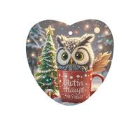 Owl Cup Car Air Freshener Hanging, Long Lasting Scented Car Aromatherapy Tablets, Love form Fragrance Scented Cards for Vehicles, Bedroom, Wardrobe Gray-style