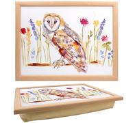 Owl Cushioned Lap Tray with Bean Bag Base, 44 x 33 cm