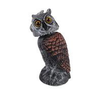 Owl Decoys to Scare Birds Away | Resin Decoy Owl for Outside - Garden Scarecrows, Collectible Figurines, Yard Sculpture, Hawk Control Device for Orchard Swimming Pool Garden