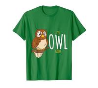 Owl Design - Its Owl Good T-Shirt, Men, Kelly Green, X-Large