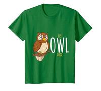 Owl Design - Its Owl Good T-Shirt, Youth, Kelly Green, X-Small