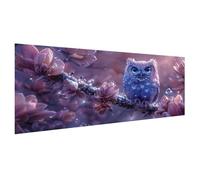 Owl Diamond Art Kits Adults, 20x40inch Large Diamond Painting Flower Paint by Numbers for Children Beginners, DIY 5D Round Full Drill Crystal Art Paintings with Accessories, Home Decor Gifts X2-160