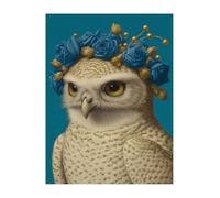 owl Diamond Art Kits Adults, Diamond Painting flower Crystal Art Kits for Kids Beginners DIY 5D Full Drill Crystal Embroidery Paintings Canvas Crafts Home Wall Decor Christmas Gifts 20x28inch KSWF960