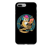Owl DJ Vinyl Record Turntable Crate Digger Cartoon Music Art Case for iPhone 7 Plus/8 Plus