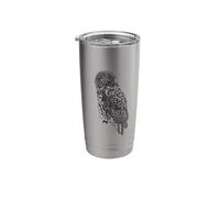 Owl Drawing - Little Owl Stainless Steel Insulated Tumbler