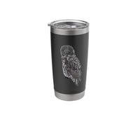Owl Drawing - Little Owl Stainless Steel Insulated Tumbler