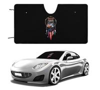 Owl Dream-catcher Front Window Sunshades Foldable Cover for Automotive Car Windproof Windscreen Protection 55"x30"