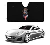 Owl Dream-catcher Front Window Sunshades Foldable Cover for Automotive Car Windproof Windscreen Protection 51"x28"