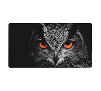 Owl Eyes Mouse Pad 15.8x29.5 in Large Gaming Mouse Mat Pad for Office, Game, Pc, Laptop, Desk