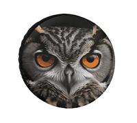 Owl Eyes Universal Waterproof Trailer Tire Cover, Custom Trailer Wheel Cover, for Trailers, Trucks, RVs, SUVs from 24" to 36" (Fits 24 Wheels