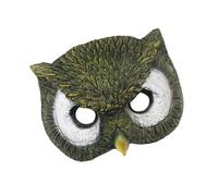 Owl Face Mask - Halloween Face Mask, Scary Fancy Dress | Animal Design Festival Owl Fancy Dress, Halloween Costume Accessories for Children and Adults Approx. 19 x 24 cm