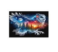Owl Fantasy Art,1000-piece puzzle for adults,Classic Jigsaw Puzzle,Educational game toys suitable for children and teenagers,Gift ideas for family travel,50x70cm