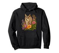 Owl Flower Floral Cute Bird Lover Pullover Hoodie