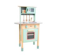 Owl & Fox Wooden Early Years Kitchen Set, Pretend Play for Girls and Boys with Sink, Hobs, Taps & Accessories, FSC Sustainable, Traditional & Stylish, 2 years+, Built dimensions: 57x29.5x83cm (H)