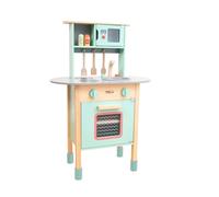 Owl & Fox Wooden Early Years Kitchen Set, Pretend Play for Girls and Boys with Sink, Hobs, Taps & Accessories, FSC Sustainable, Traditional & Stylish, 2 years+, Built dimensions: 57x29.5x83cm (H)