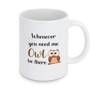 Owl Gifts for Women Men Ceramic Mug Owl Easter Gifts for Boyfriend Girlfriend Long Distance Relationship Gift for Birthday Secret Santa Christmas Graduation Mothers Day Fathers Day Friendship Gift