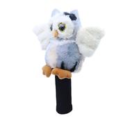 Owl Golf Club Head Cover - Premium Plush Fabric Lined Interior, Snug Secure Closure Protects Woods, Funny Animal Character Adds Personality | Accessory for Golfers Men Sports Collection