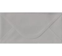 Owl Grey 110mm x 220mm 120gsm Gummed DL/Tri-Fold A4 Sized Envelope 100gsm (Pack of 100)