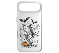 Owl Halloween with Witch Hat Pumpkin Bat Samhain Art Case for iPhone Air