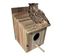 Owl House Wooden Weather Resistant Bird Shelter