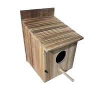 Owl Houses for Outdoors Weather Resistant Decorative Wooden Shelter