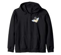 Owl, I Move the Stars for No One, fantasy, magic Zip Hoodie