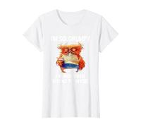 Owl I'm So Grumpy I'm Not Even Talking to Myself T-Shirt, Women, White, Small