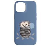 OWL IN THE MOONLIGHT Mysterious Moon Night Forest Bird Case for iPhone 15