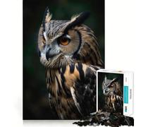 Owl in The Wild 1000 Piece Jigsaw Puzzles for Teenagers Jigsaw Logic Ability Toy Soft Relax Accurate Cut Cherished Gift (38x52cm)