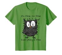 Owl It's Fine I'm Fine Everything Is Fine Humor Funny Owl T-Shirt