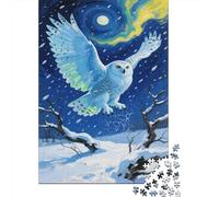 Owl Jigsaw 1000 Pieces Fly Children's Toys for Adults And Kids Gift High Difficulty Game Challenging Puzzles 1000pcs (75x50cm)