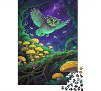 Owl Jigsaw 1000 Pieces Fly Decoration Puzzle for Adults And Kids Gift High Difficulty Game Latest Puzzles 1000pcs (75x50cm)