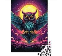 Owl Jigsaw Puzzle Adult 1000 Pieces Classic Puzzle Paper Jigsaw Puzzle Wall Art Unique Toys 1000pcs (38x26cm)