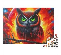 Owl Jigsaw Puzzle Animal 1000 Pieces Extra-thick Cardboard Premium for Adults Kids Hard Gift Puzzle 70x50cm/1000pcs