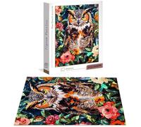 Owl Jigsaw Puzzle, Puzzle 6000 Pieces, Jigsaw Puzzles for Adults 6000 Piece Animal Wooden Puzzles for Adults, Challenging Game Toys Jigsaws with Box for Home Wall Decoration and Gifts Christmas B-7326